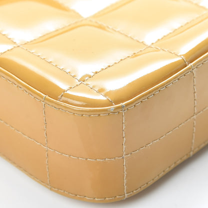 Chanel Patent East West Chocolate Bar Flap Beige 10 of 19