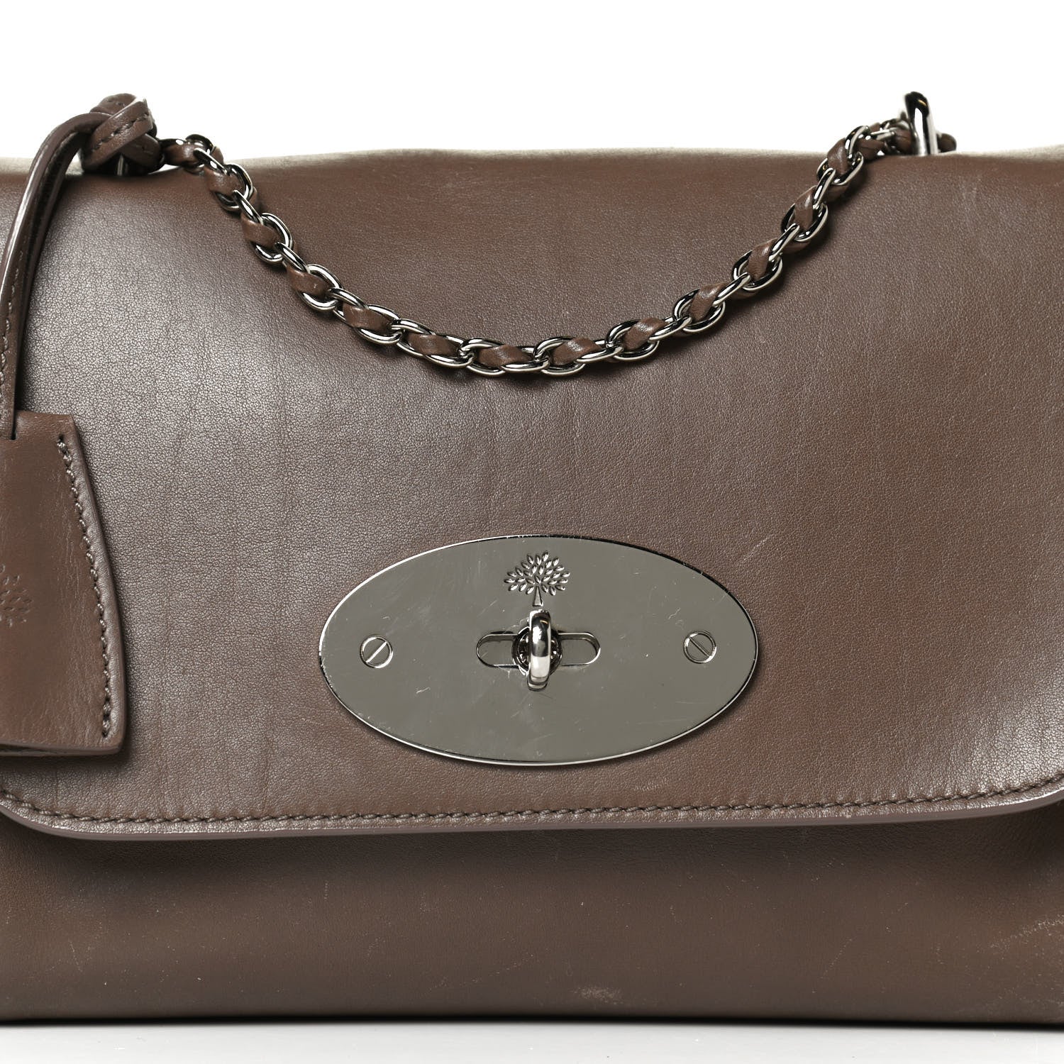 Mulberry Natural Calfskin Small Lily Flap Clay 7 of 12