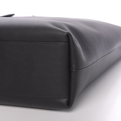 Saint Laurent Calfskin Bold Shopping Tote Black 8 of 9