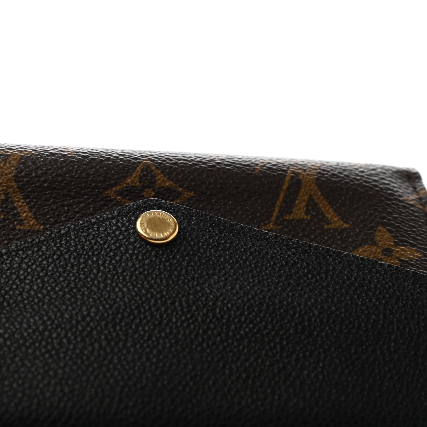 Louis Vuitton Monogram Pallas Compact Wallet Black 8 of 10
