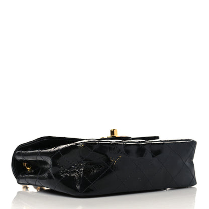 Chanel Patent Calfskin Quilted Mini Square Flap Black 4 of 8