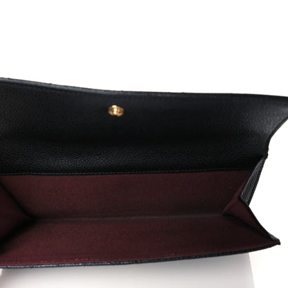 Chanel Caviar Quilted CC French Flap Wallet Black 5 of 11