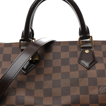 Louis Vuitton Damier Ebene Speedy Bandouliere 35 8 of 10