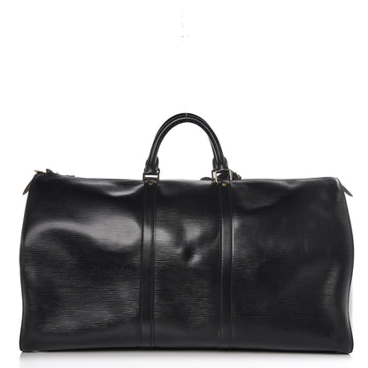 Louis Vuitton Epi Keepall 55 Black 1 of 12