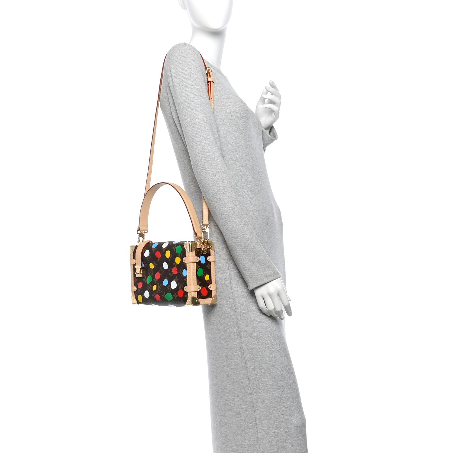 Louis Vuitton LV X YK Monogram Dots Side Trunk Multicolor 2 of 10