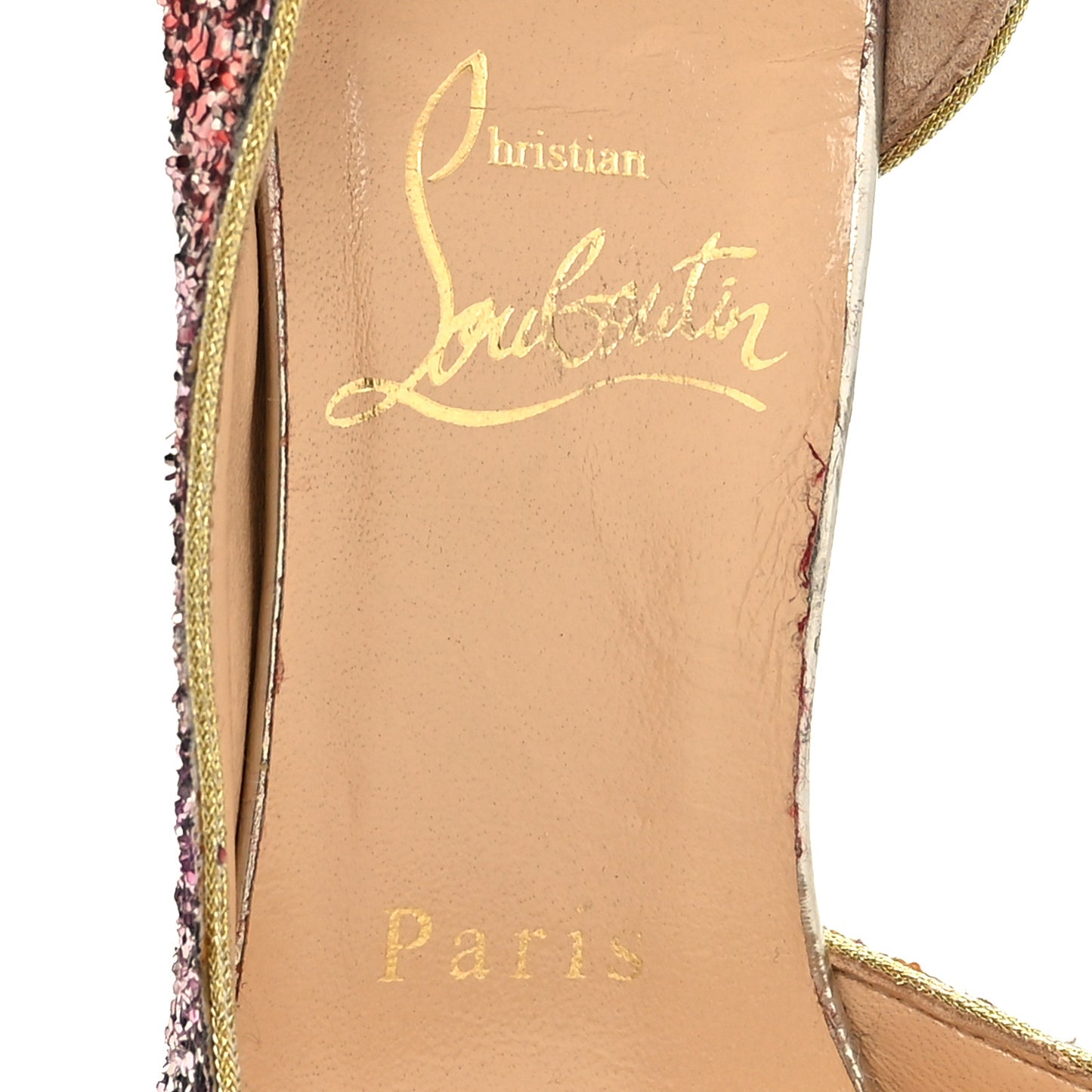 Glitter Demi You 100 Pumps 35 Rosette Gold