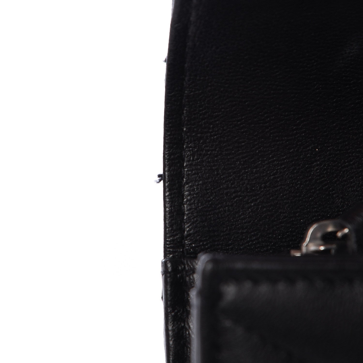 Saint Laurent Lambskin Y Quilted Monogram Large Loulou Flap Wallet Black 8 of 13