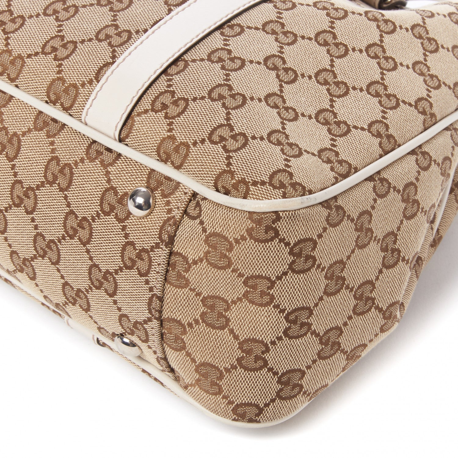 Gucci Monogram Medium Twins Tote Off White 4 of 8