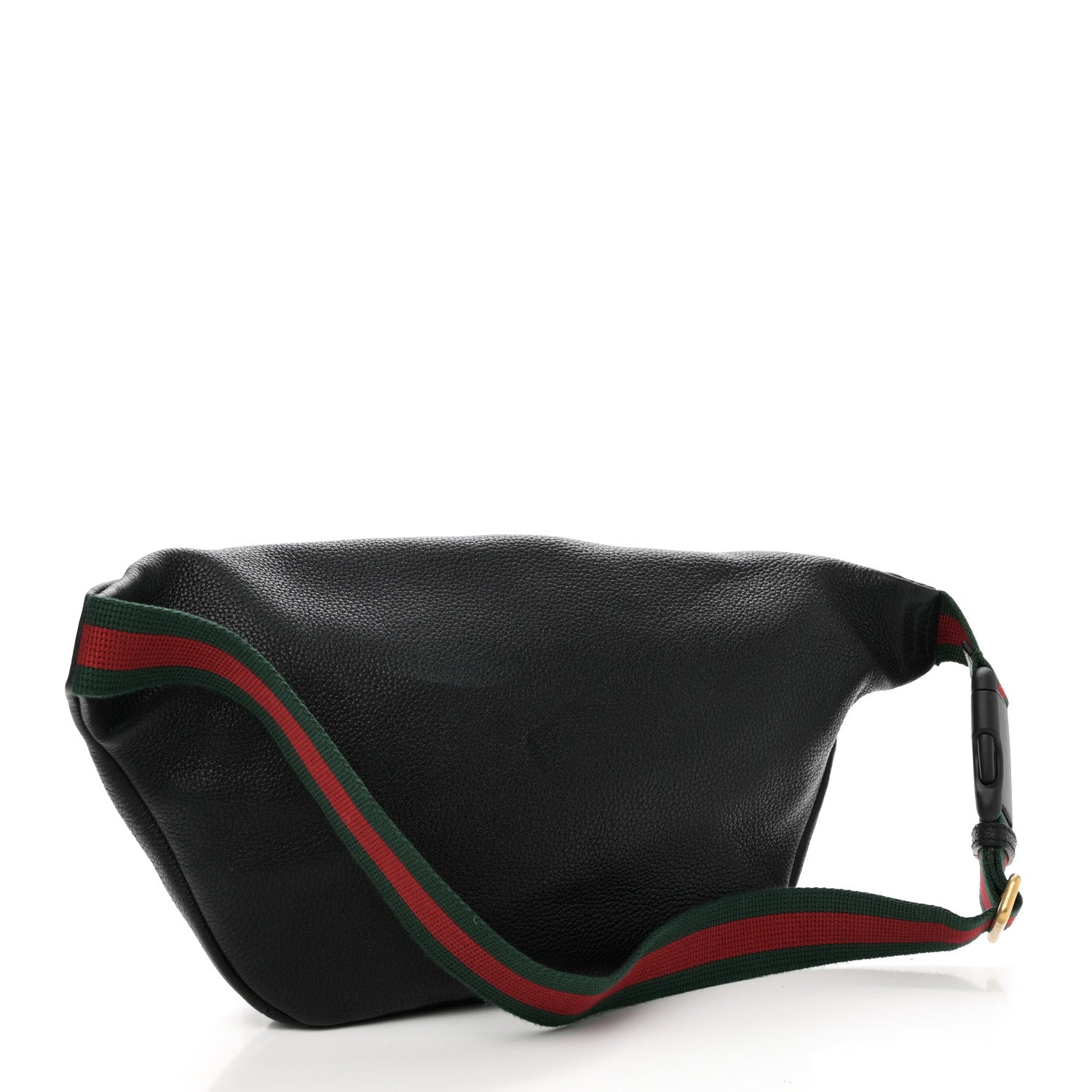 Gucci Grained Calfskin Logo Belt Bag Black 3 of 10