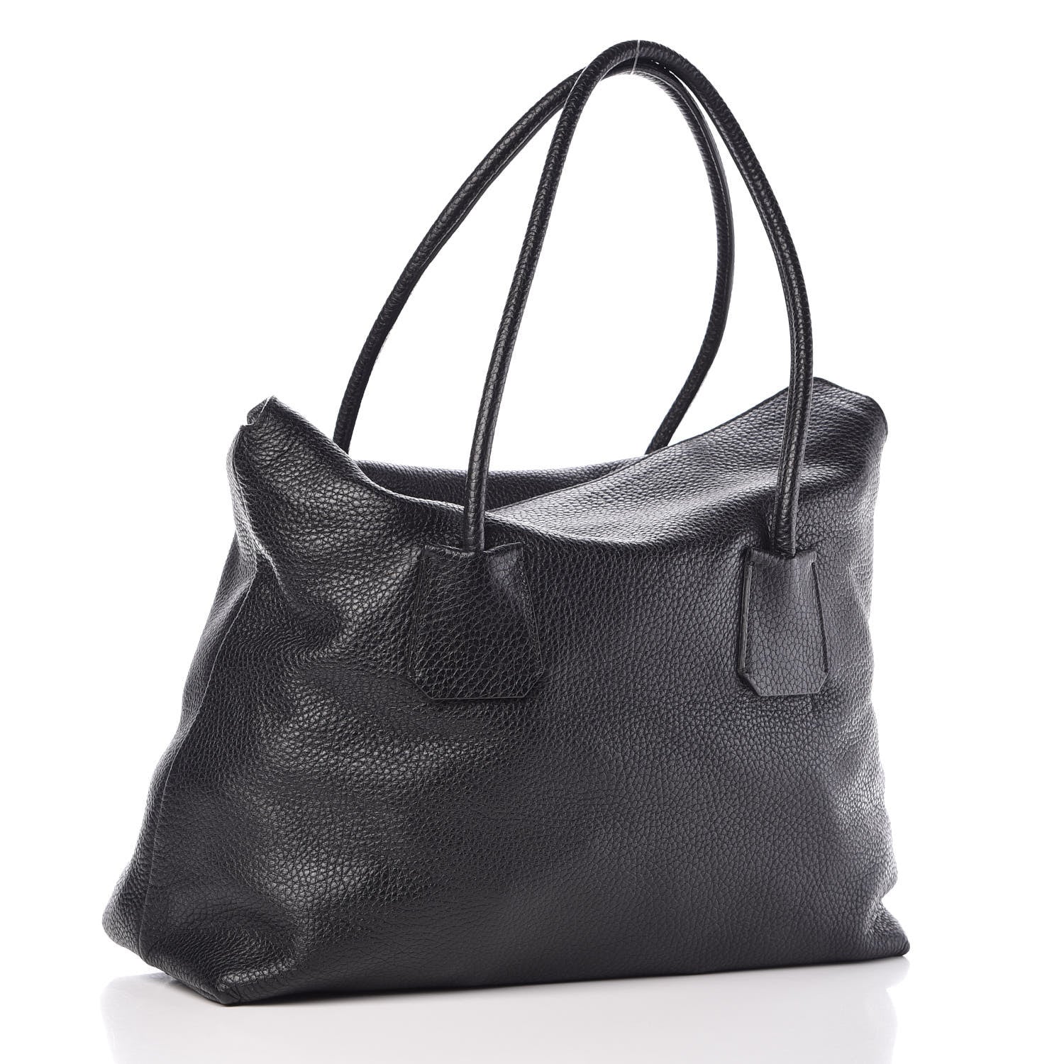 Burberry London Grainy Calfskin Medium Baynard Tote Black 3 of 12
