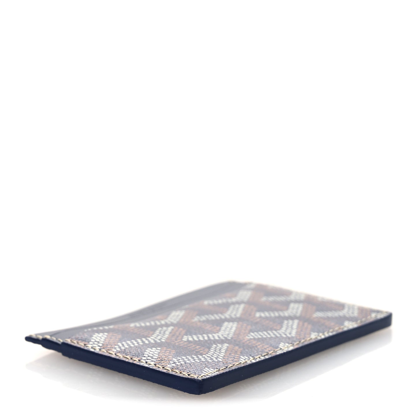 Goyardine Saint Sulpice Card Holder Navy