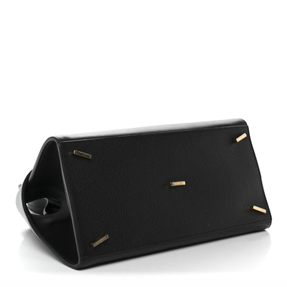 Salvatore Ferragamo Calfskin Small Hug Bag Black 4 of 10