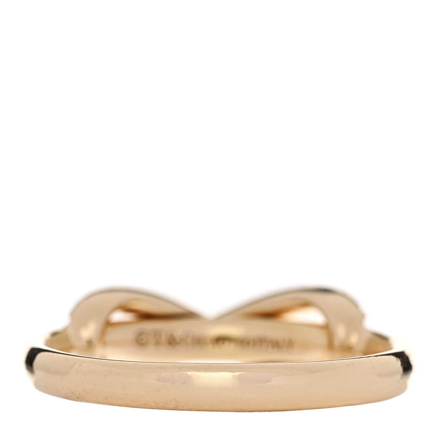 18K Yellow Gold Diamond Infinity Ring 52 6