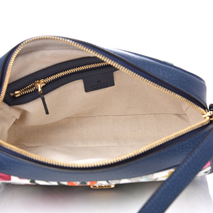 Gucci Canvas Flora Floral Shoulder Bag White Blue Agata Mulitcolor 5 of 10