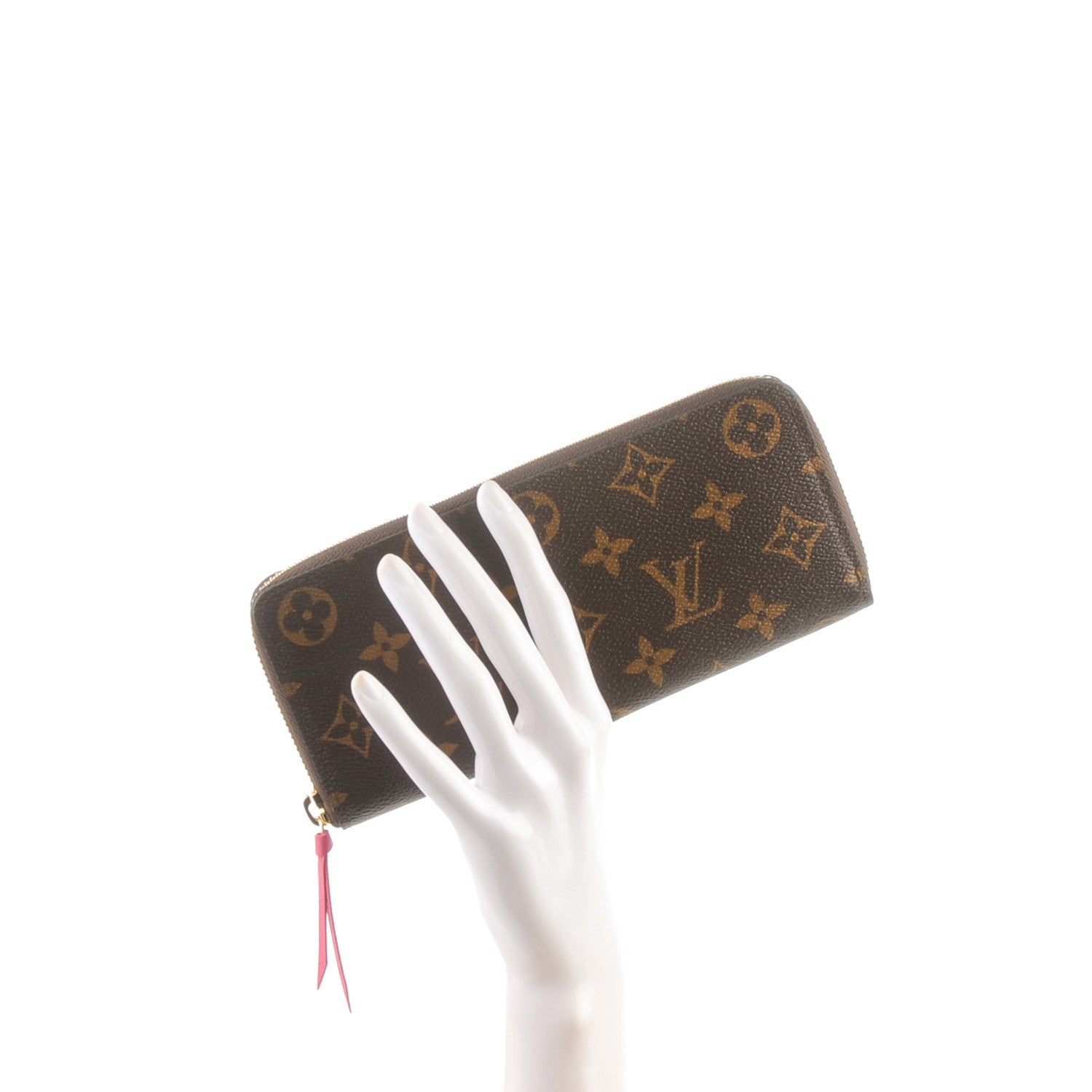 Louis Vuitton Monogram Clemence Wallet Hot Pink 2 of 7