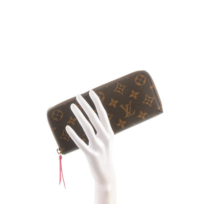 Louis Vuitton Monogram Clemence Wallet Hot Pink 2 of 7