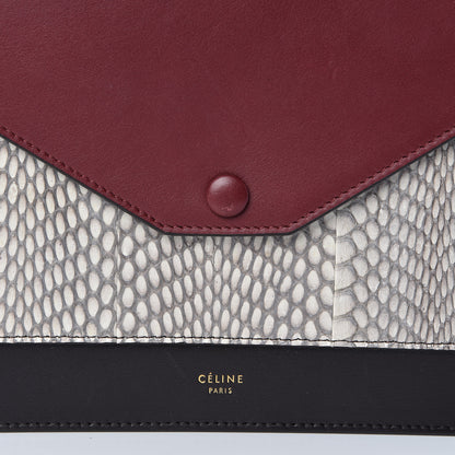 Celine Cobra Shiny Calfskin Clutch On A Chain 8 of 11