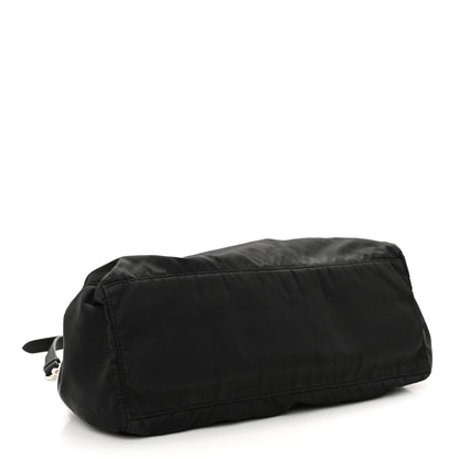 Prada Tessuto Nylon Bow Shoulder Bag Black 4 of 9