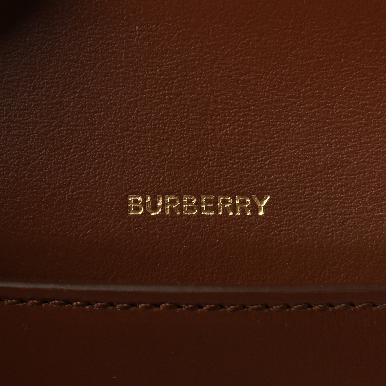 Burberry Grainy Calfskin Vintage Check Wallet Brown 6 of 8