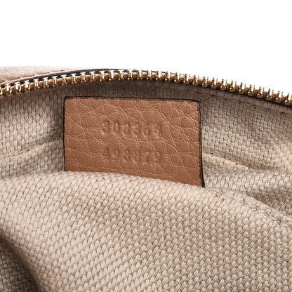 Gucci Pebbled Calfskin Small Soho Disco Bag Rose Beige 7 of 8