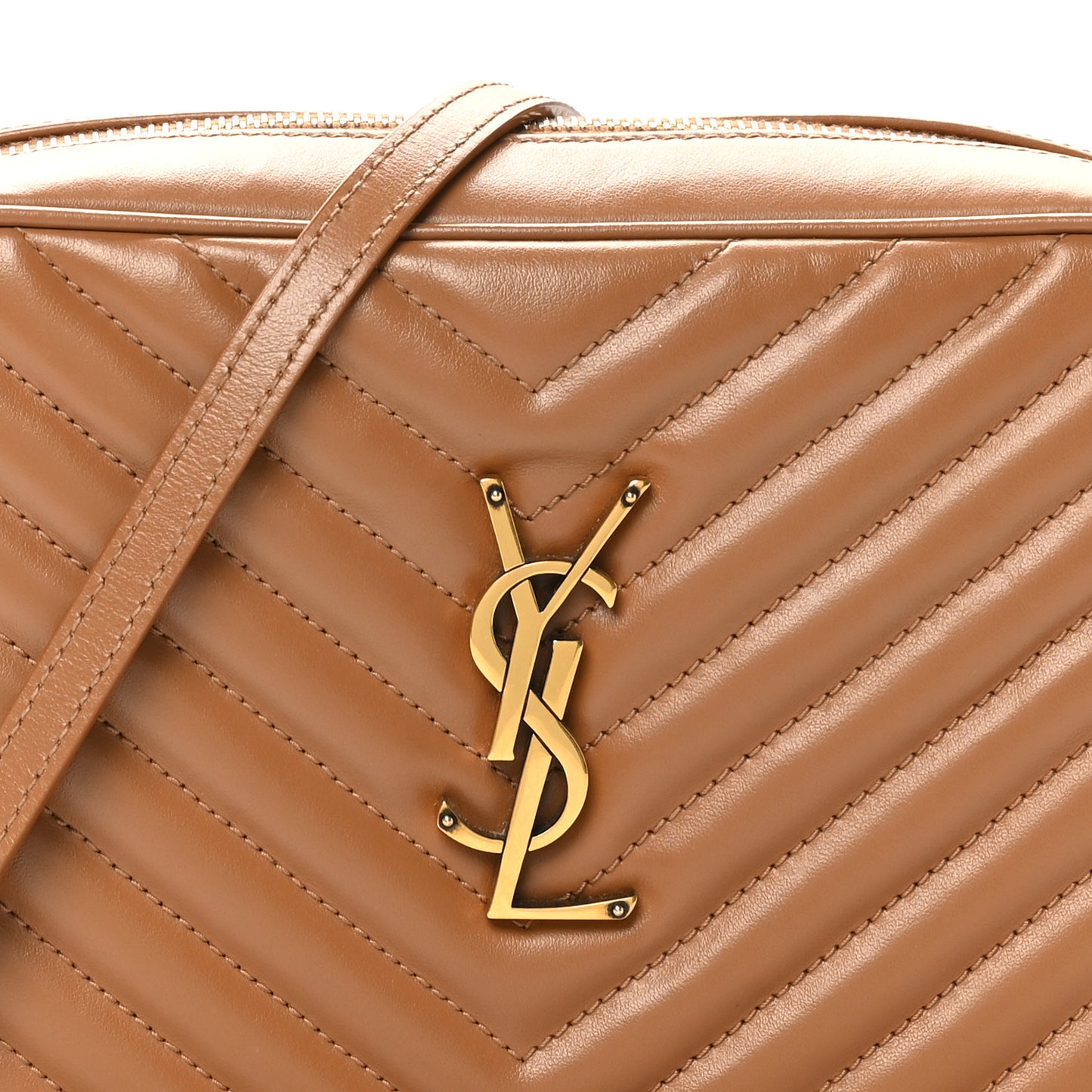 Calfskin Matelasse Monogram Lou Camera Bag Cinnamon