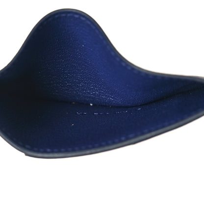 Hermes Epsom Evercalf Evercolor Sombrero Les Petits Chevaux Card Holder Bleu Encre Indigo 5 of 9