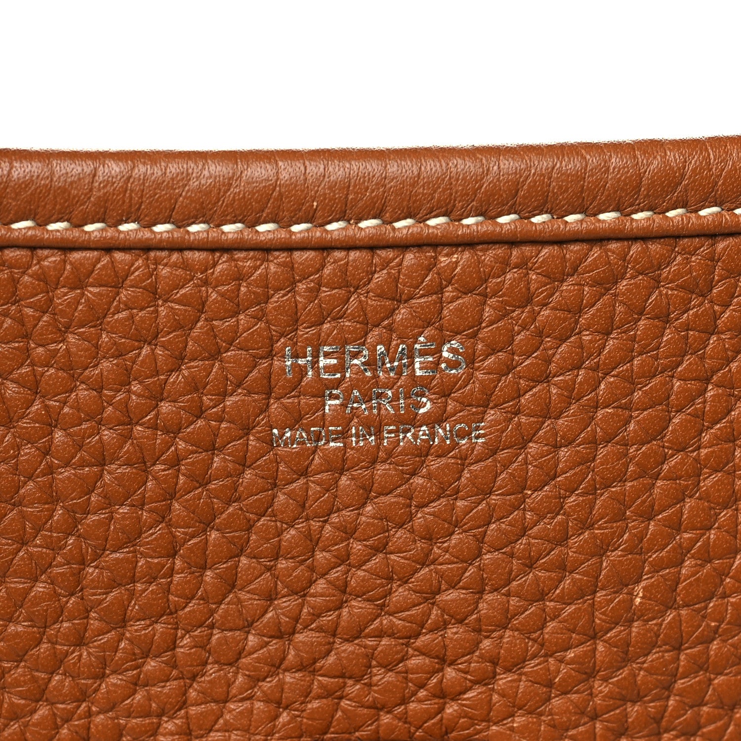 Hermes Taurillon Clemence Evelyne III PM Gold 6 of 10