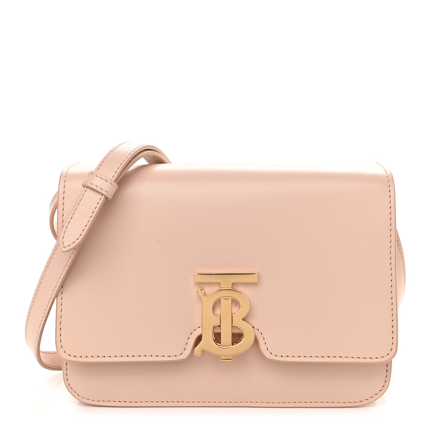 Calfskin Small TB Bag Rose Beige
