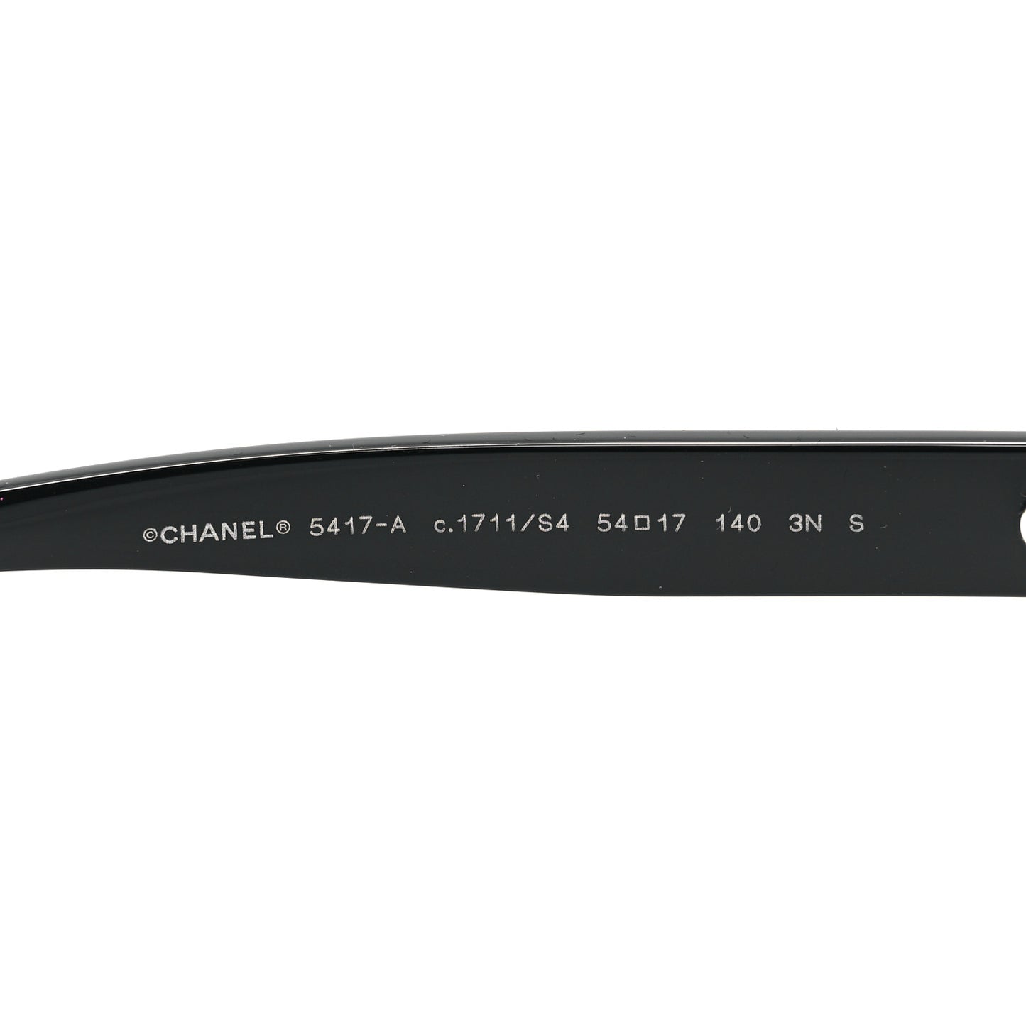 Acetate Square Sunglasses 5417-A Black