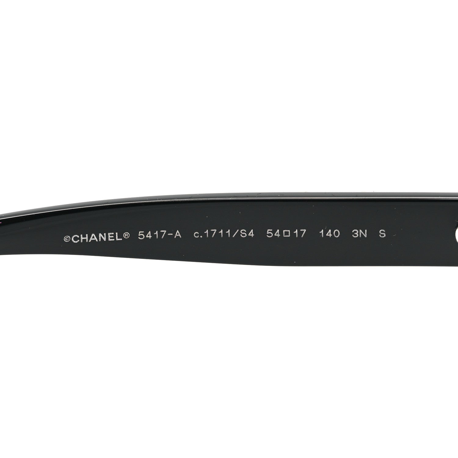 Chanel Acetate Square Sunglasses 5417-A Black 7 of 7