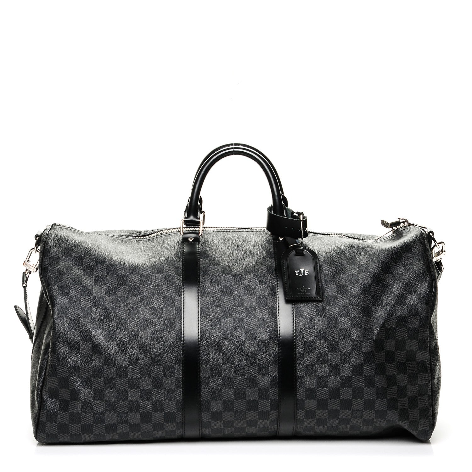 Louis Vuitton Damier Graphite Keepall Bandouliere 55 1 of 8