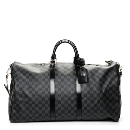 Louis Vuitton Damier Graphite Keepall Bandouliere 55 1 of 8