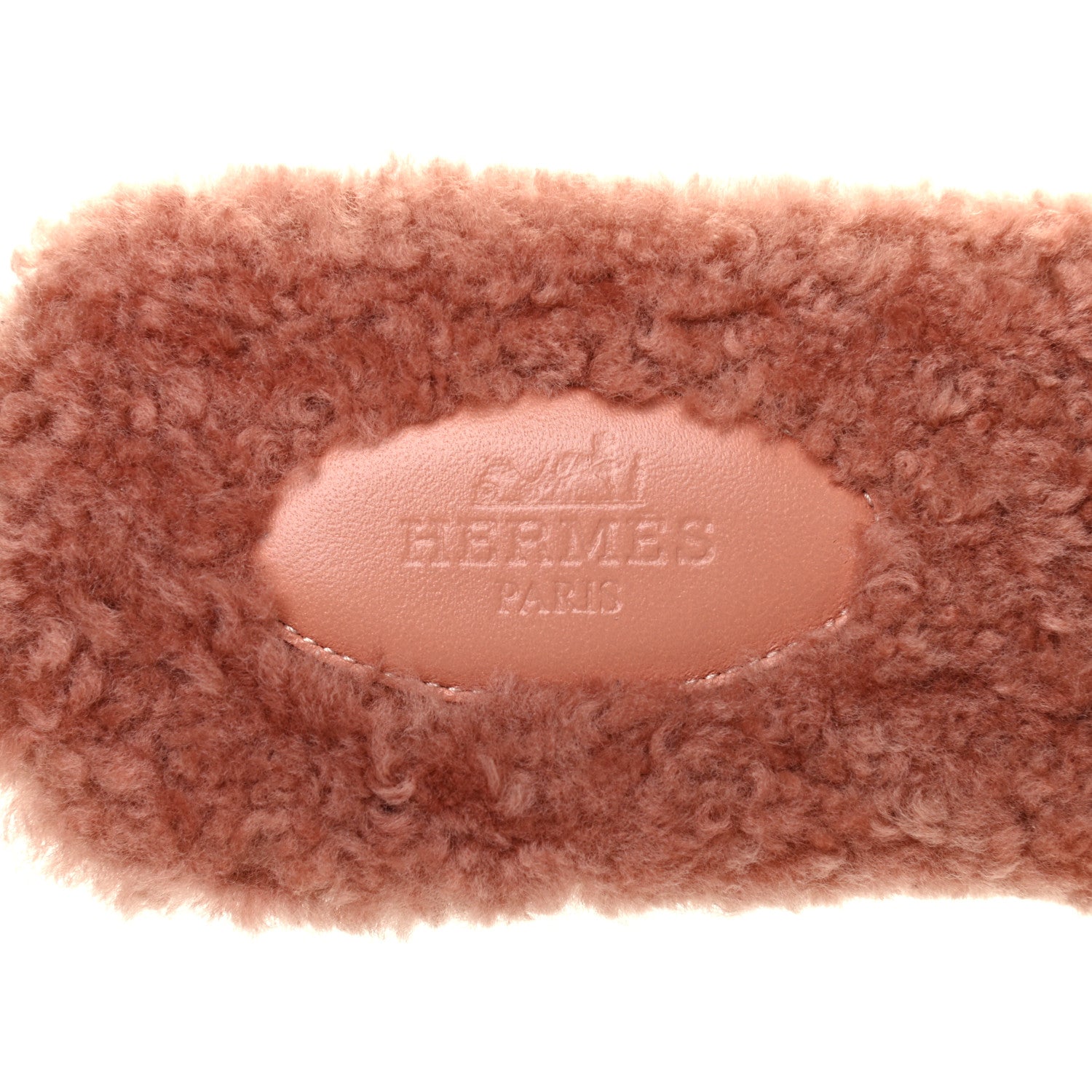 Hermes Woolskin Oran Sandals 42 Rose Aube 7 of 8