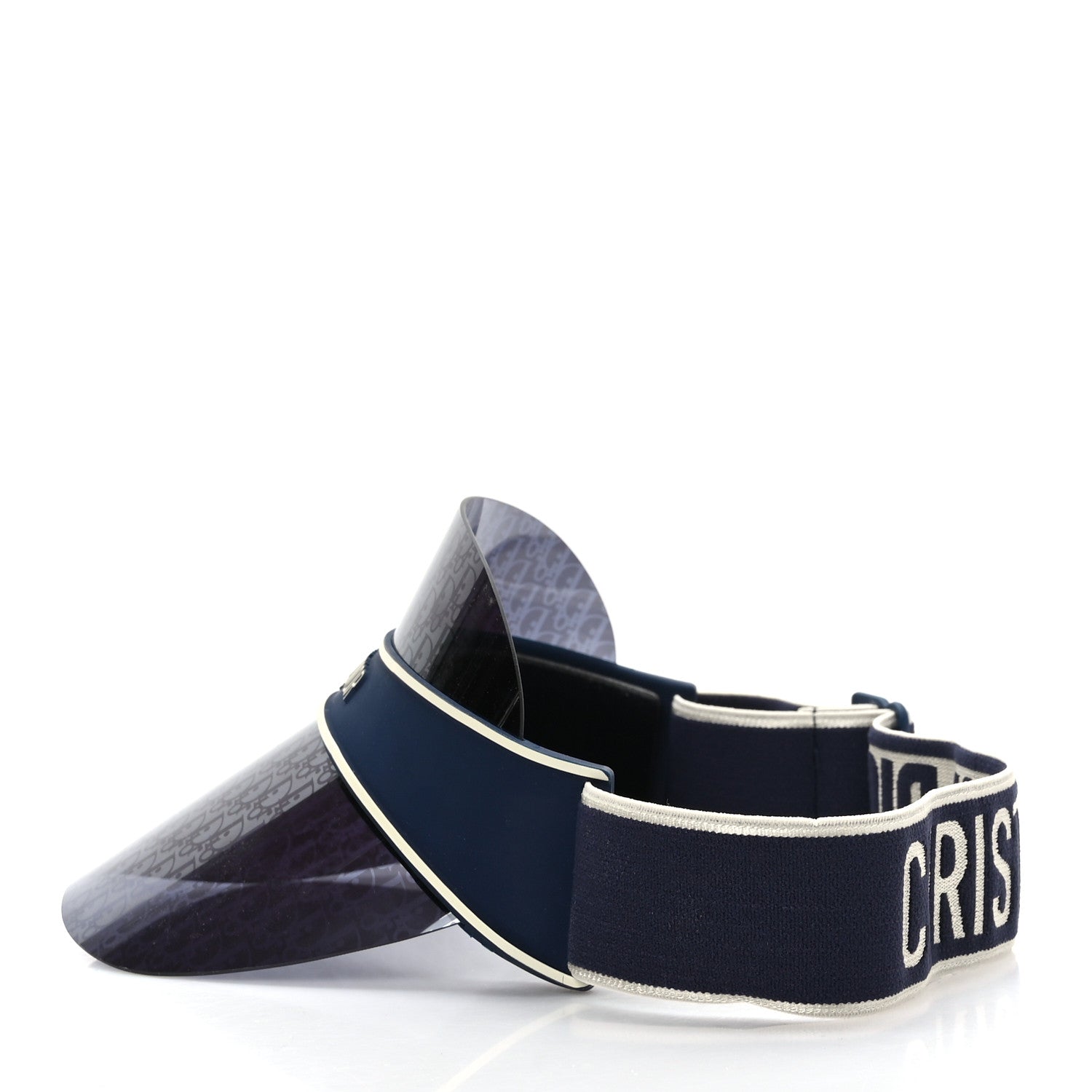 Christian Dior Oblique DiorClub V1U Sun Visor Blue 3 of 6