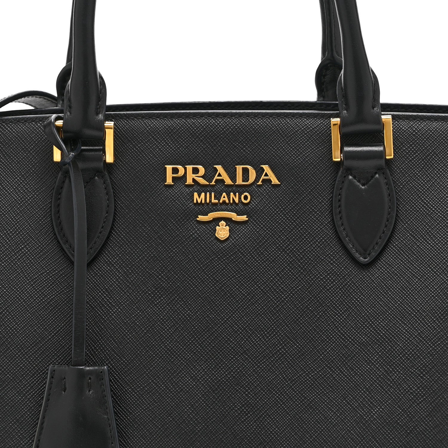 Prada Saffiano Soft Calfskin Tote Black 8 of 10