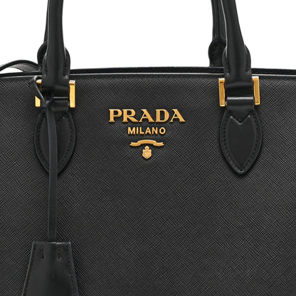 Prada Saffiano Soft Calfskin Tote Black 8 of 10