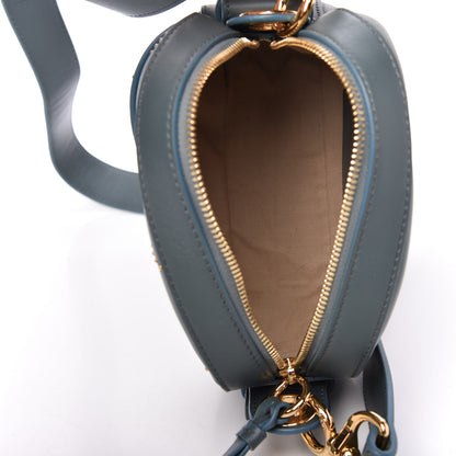 Chloe Smooth Calfskin Little Horses Embroidered Shoulder Bag Cloudy Blue 5 of 10