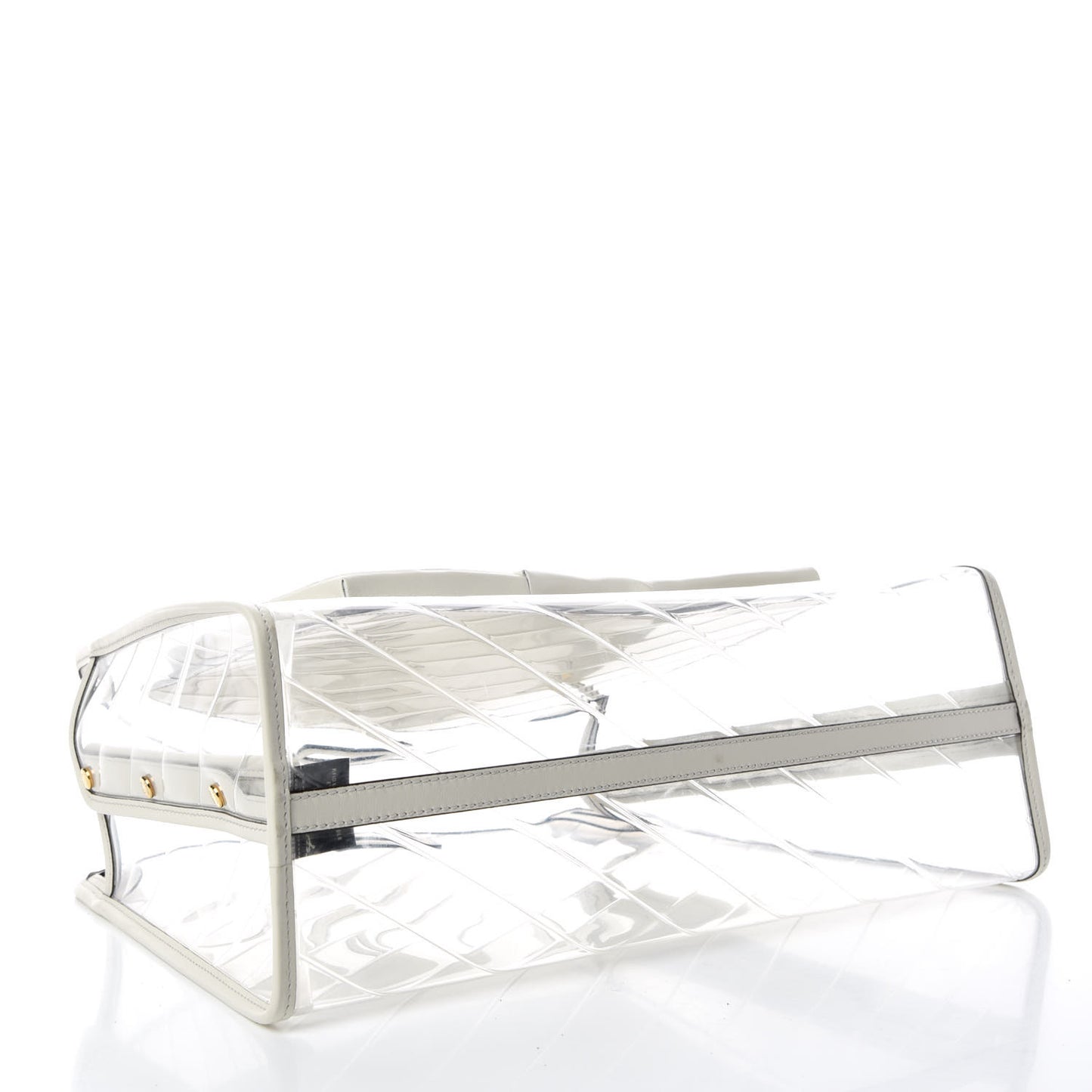 TPU Vitello Grace Pequin Pocket Medium Peekaboo Defender White