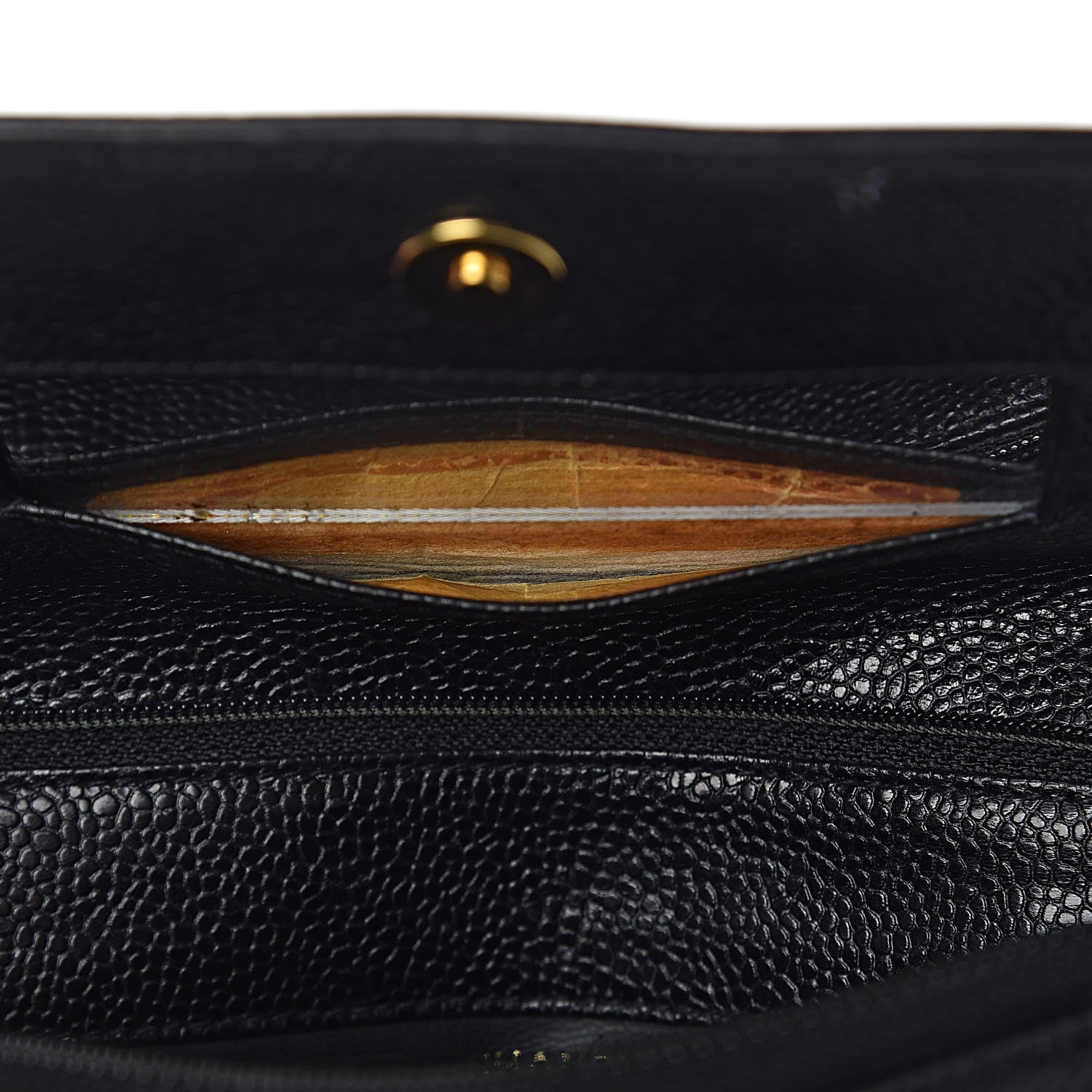 Chanel Caviar Timeless CC Flap Pouch Black 10 of 13