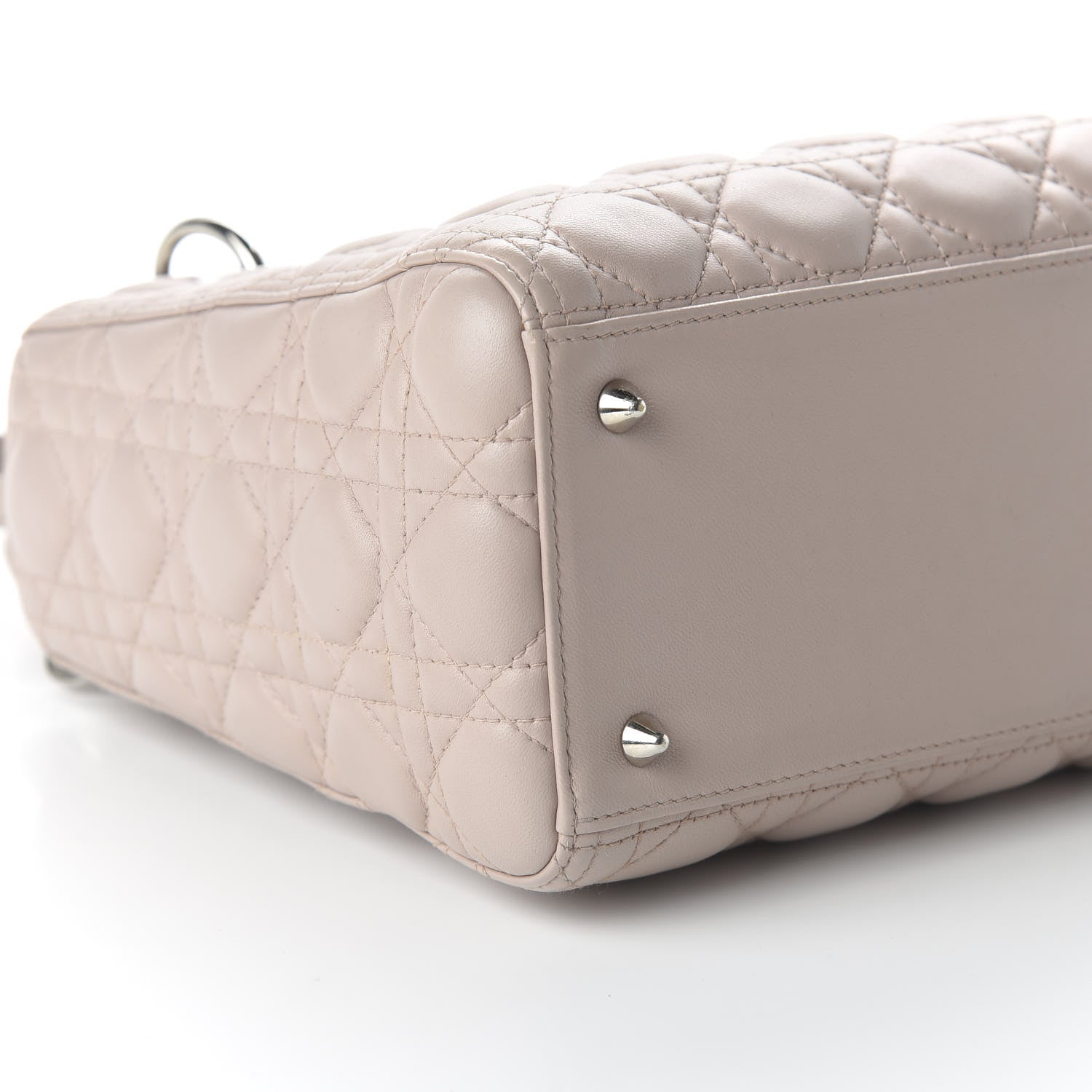 Christian Dior Lambskin Cannage Medium Lady Dior Light Pink 6 of 11