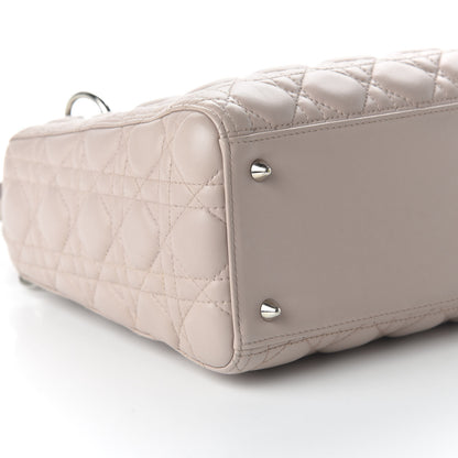 Christian Dior Lambskin Cannage Medium Lady Dior Light Pink 6 of 11