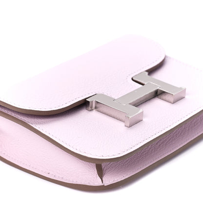 Hermes Evercolor Constance Slim Wallet Mauve Pale 13 of 15