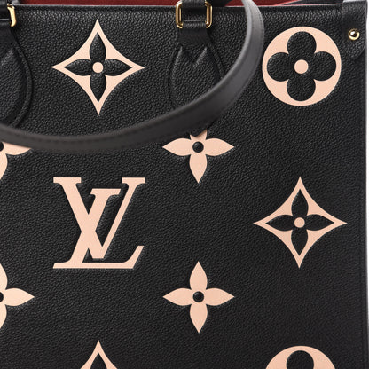 Louis Vuitton Empreinte Monogram Giant Onthego MM Black Beige 10 of 10
