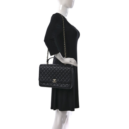 Chanel Lambskin Quilted Medium Citizen Chic Flap Black 3 of 11