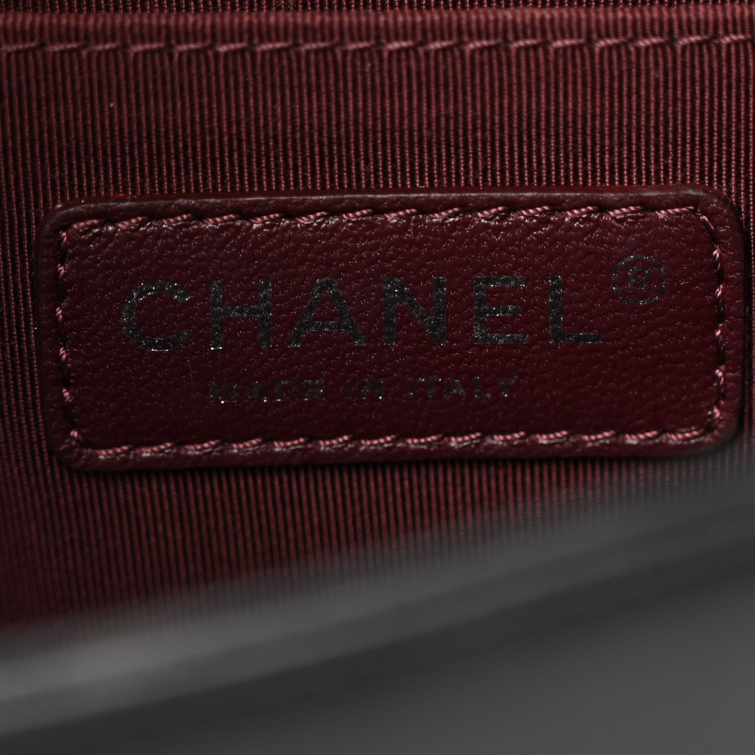 Chanel Calfskin Woven Small Boy Flap Black White 6 of 12