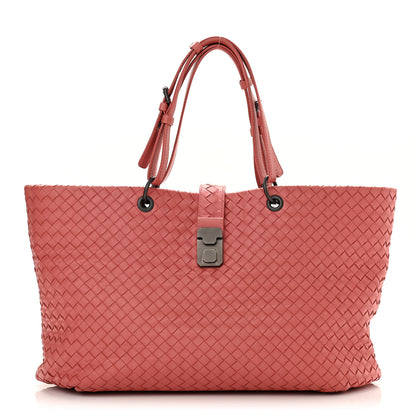 Bottega Veneta Nappa Intrecciato Large Capri Tote Corallo 1 of 12