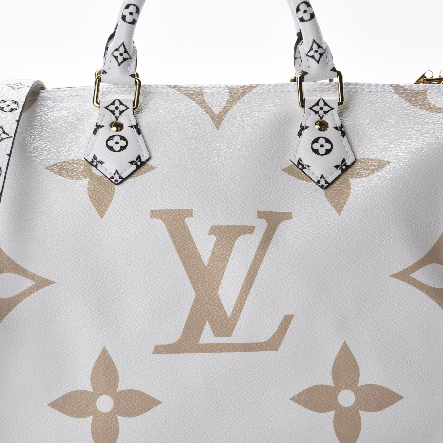 Louis Vuitton Monogram Giant Speedy Bandouliere 30 Kaki Beige 9 of 9
