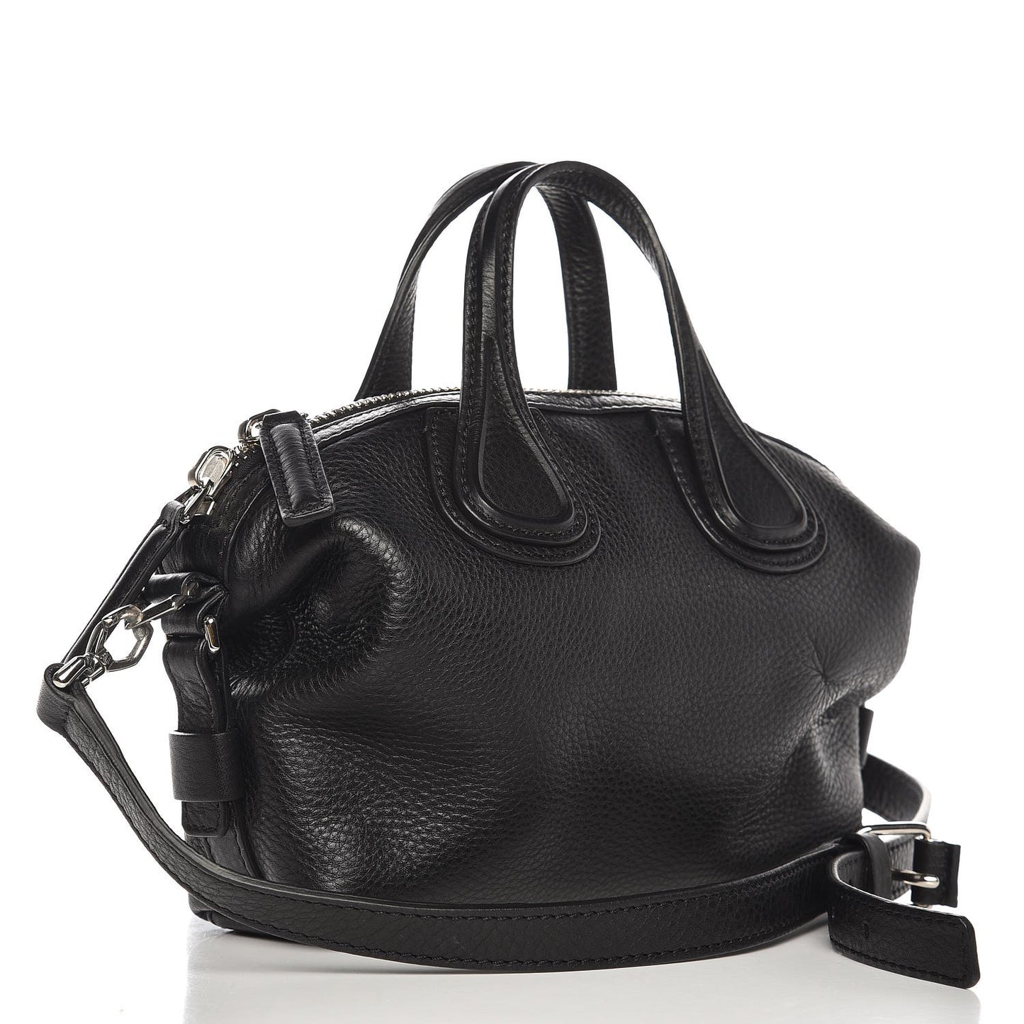 Waxed Calfskin Micro Nightingale Black