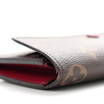Louis Vuitton Monogram Emilie Wallet Fuchsia 6 of 7