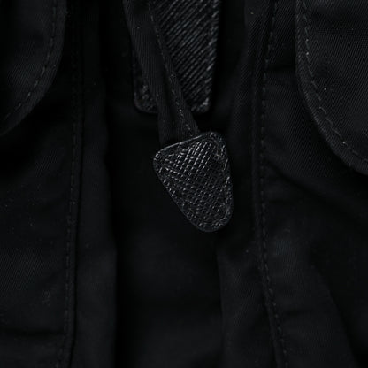 Prada Tessuto Nylon Saffiano Medium Backpack Black 22 of 24